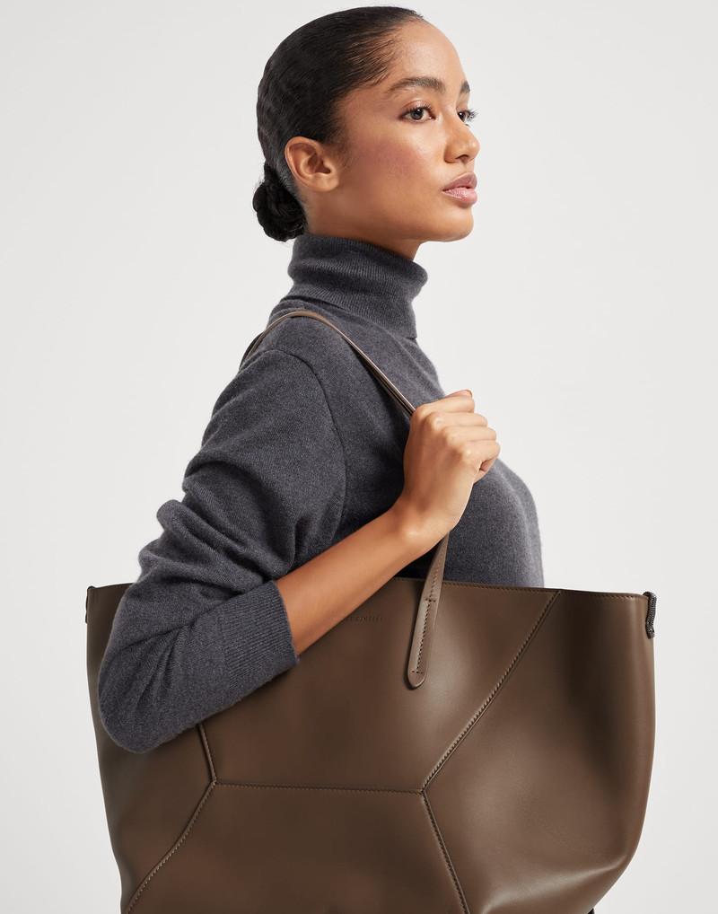 BC Duo bag in calfskin with monili 4