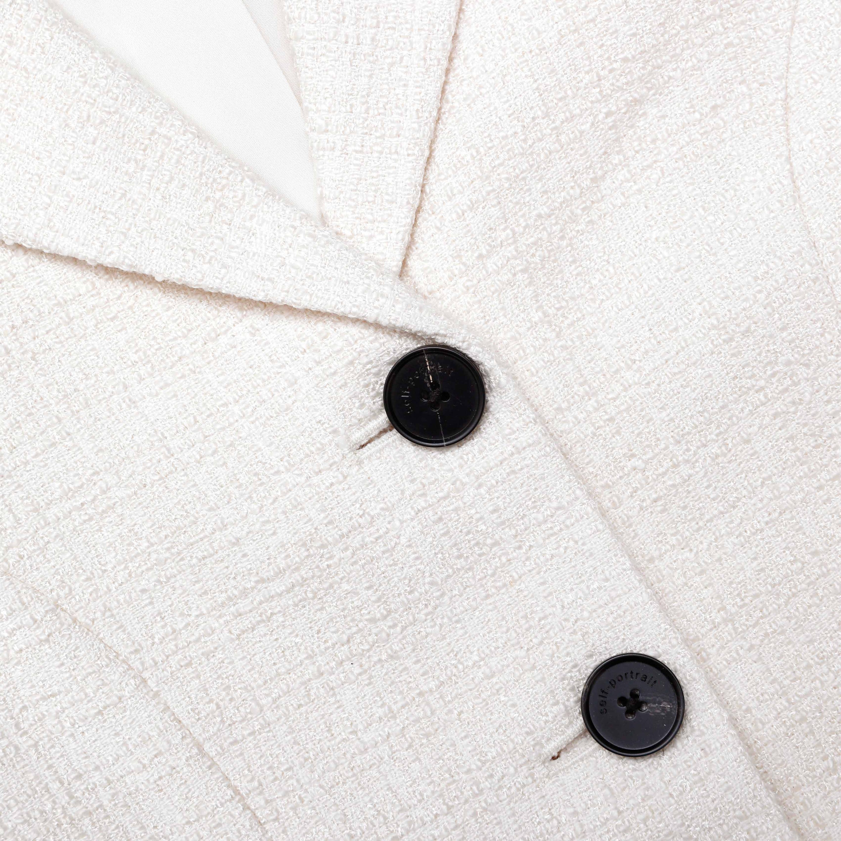 Cream Boucle Jacket - 5