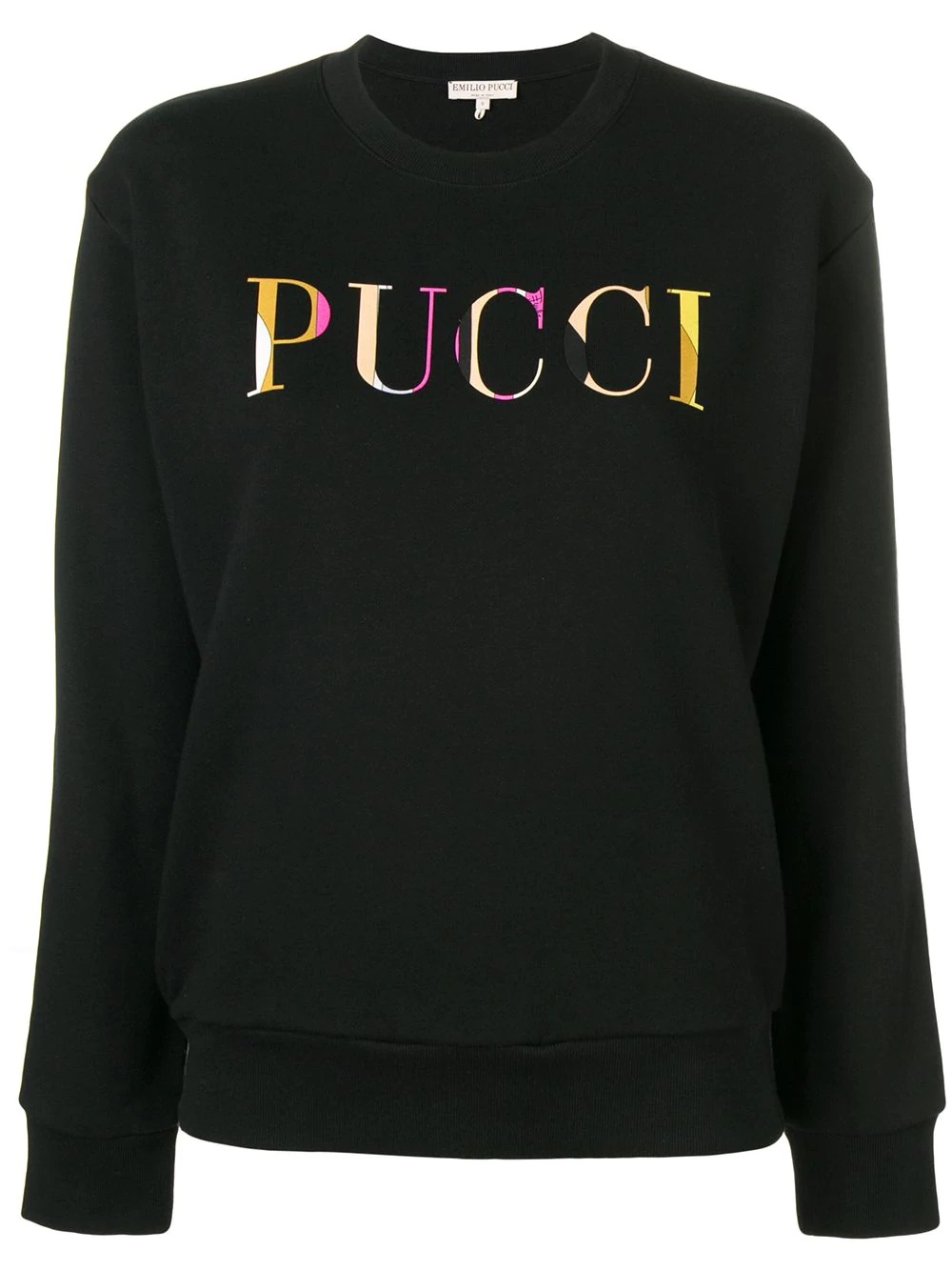 Logo Print Jersey Sweatshirt - 1