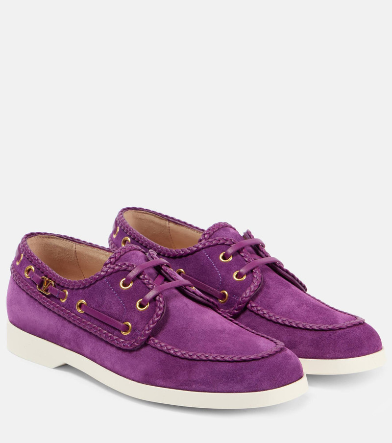 Palm Avenue suede boat shoes - 1