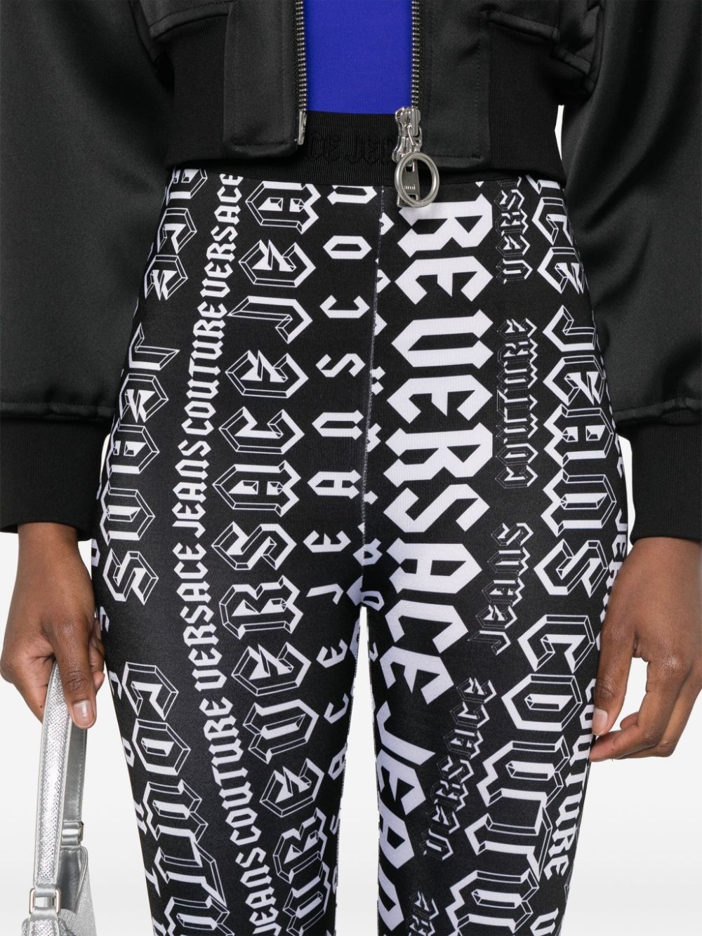logo-print leggings - 5