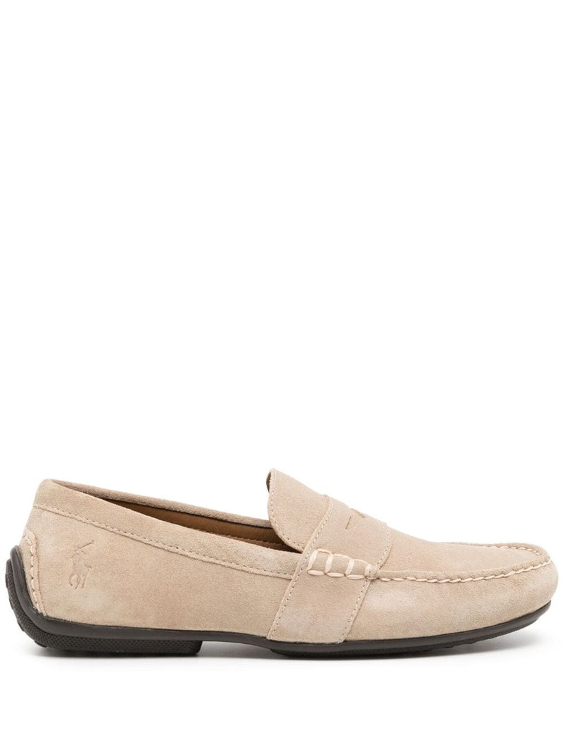 round-toe slip-on loafers 1
