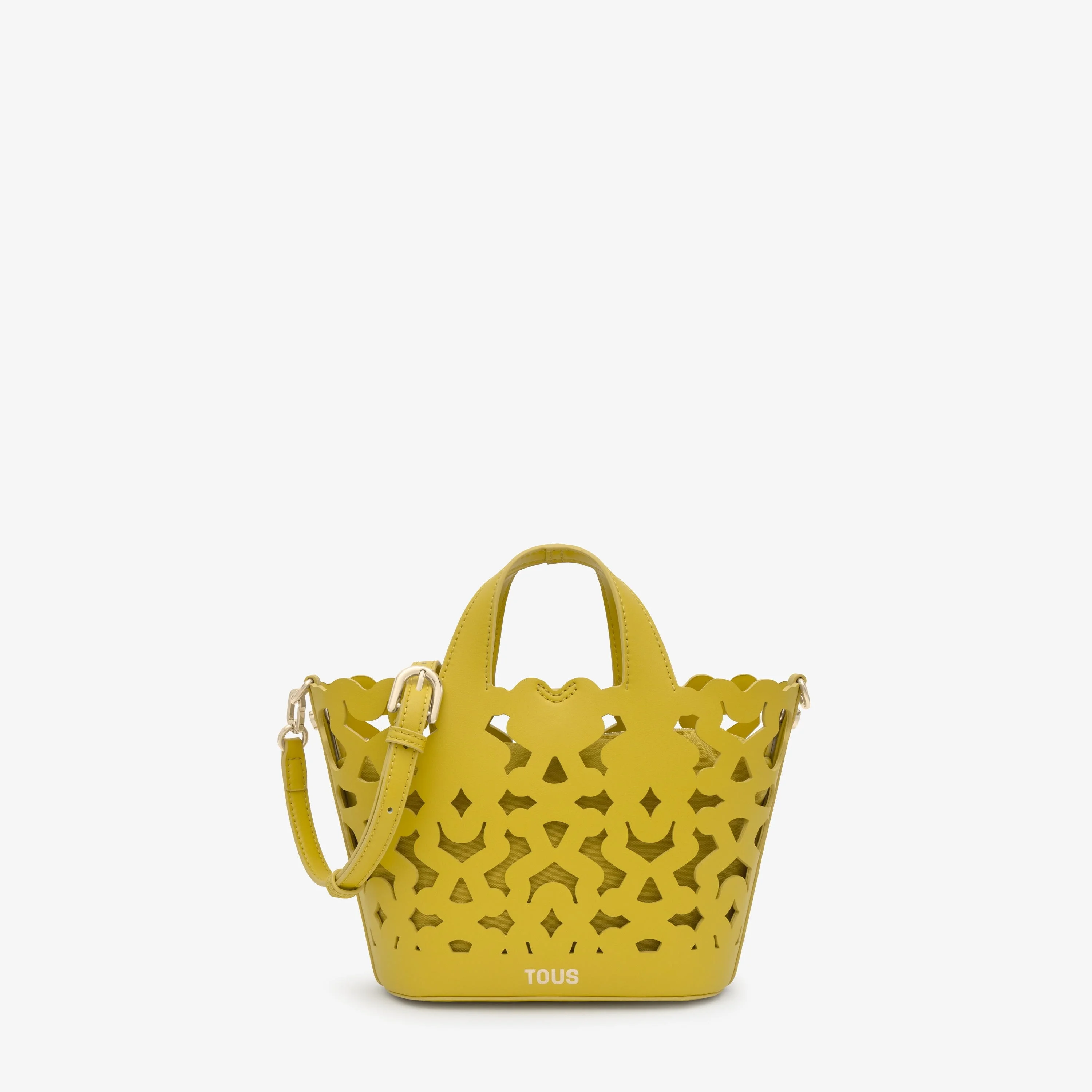 Small mustard-colored Tote bag TOUS Bear Shock - 1