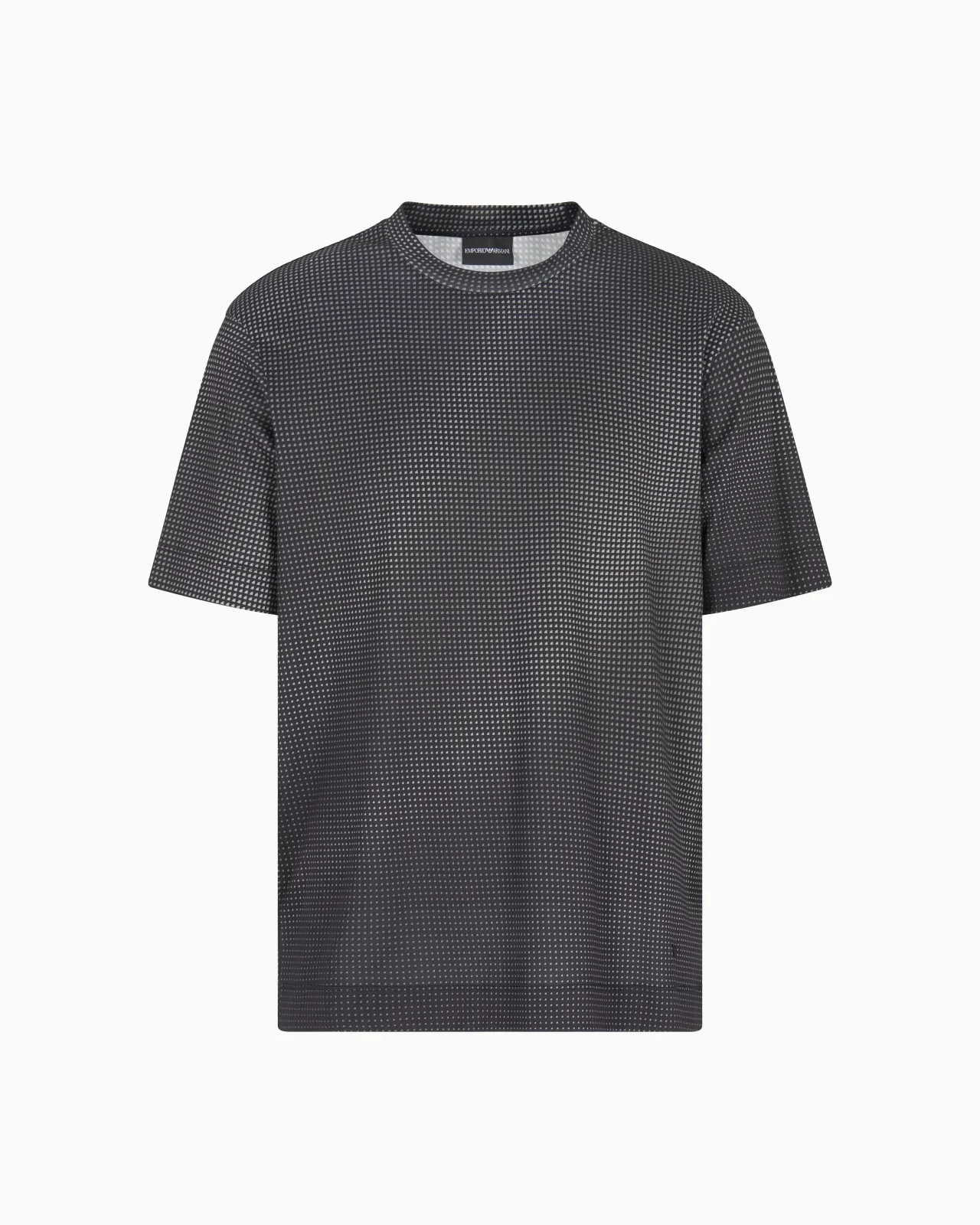 ASV JERSEY T-SHIRT WITH ALL-OVER OP-ART PRINT - 1