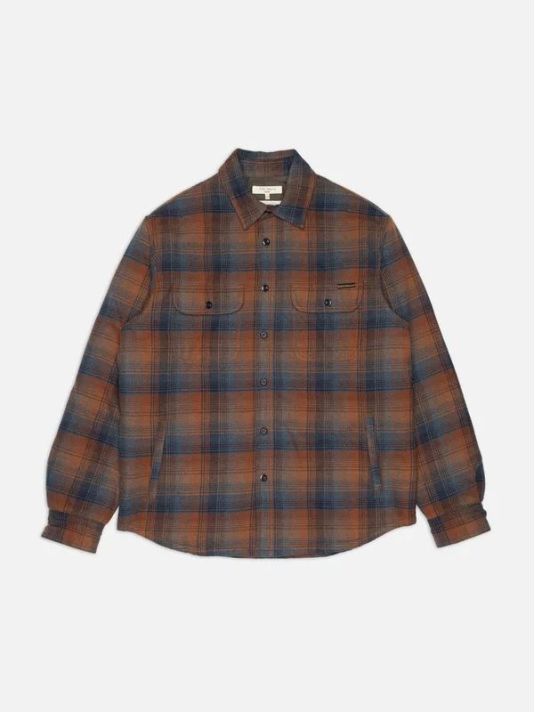 Glenn Padded Shirt Check Multi - 1