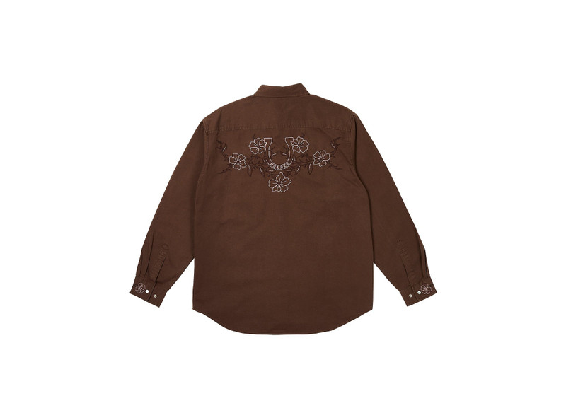 PALACE FLEXUS SHIRT NICE BROWN outlook