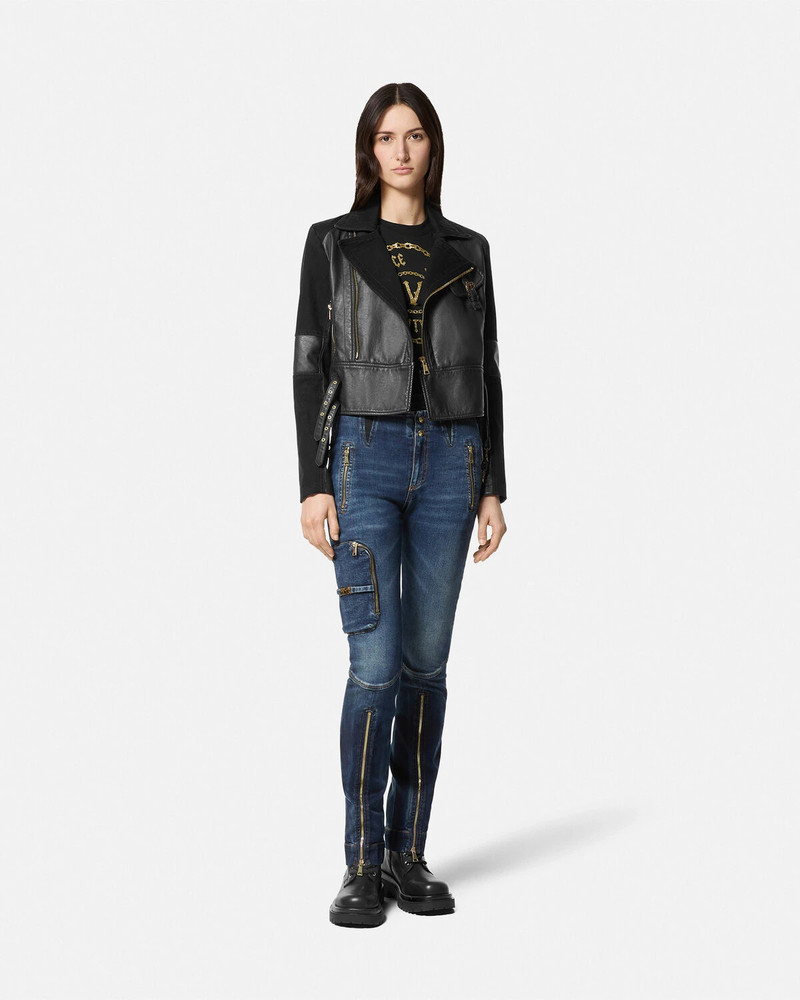 VERSACE JEANS COUTURE Chain V-Emblem T-Shirt outlook