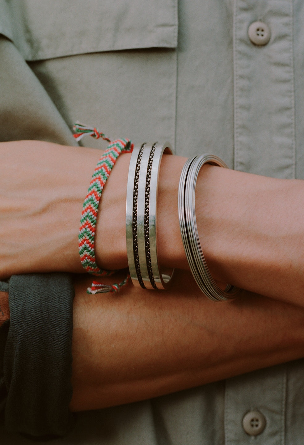 JOHN ELLIOTT X M.A.R.S ETCHED LINE CUFF - 7