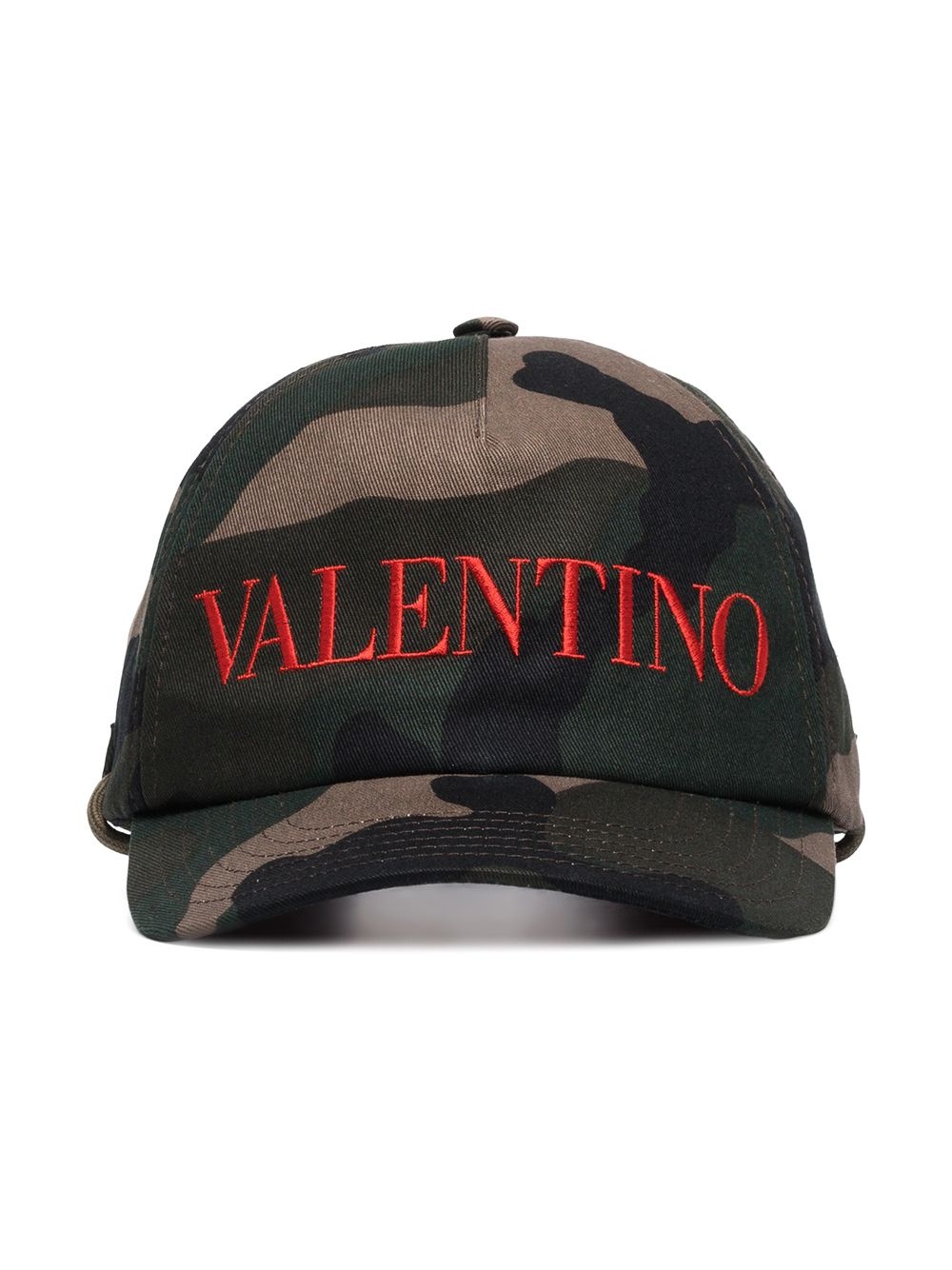 camouflage logo-embroidered baseball cap - 1