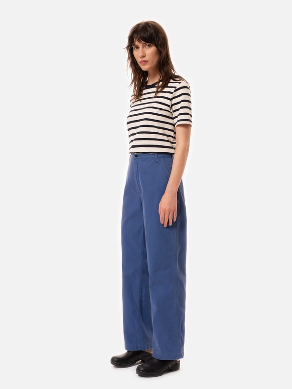 Wendy Worker Pants French Blue Blue - 1