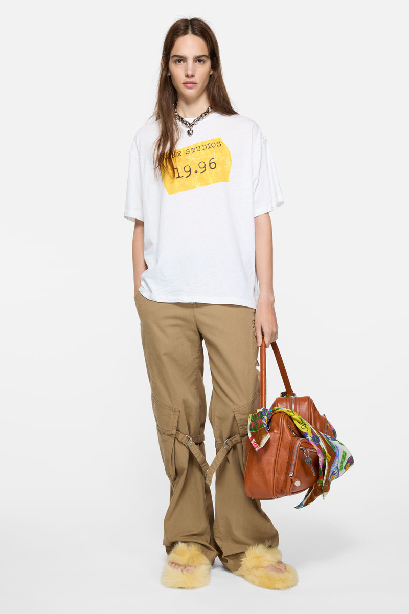 Acne Studios Logo t-shirt - Optic White outlook