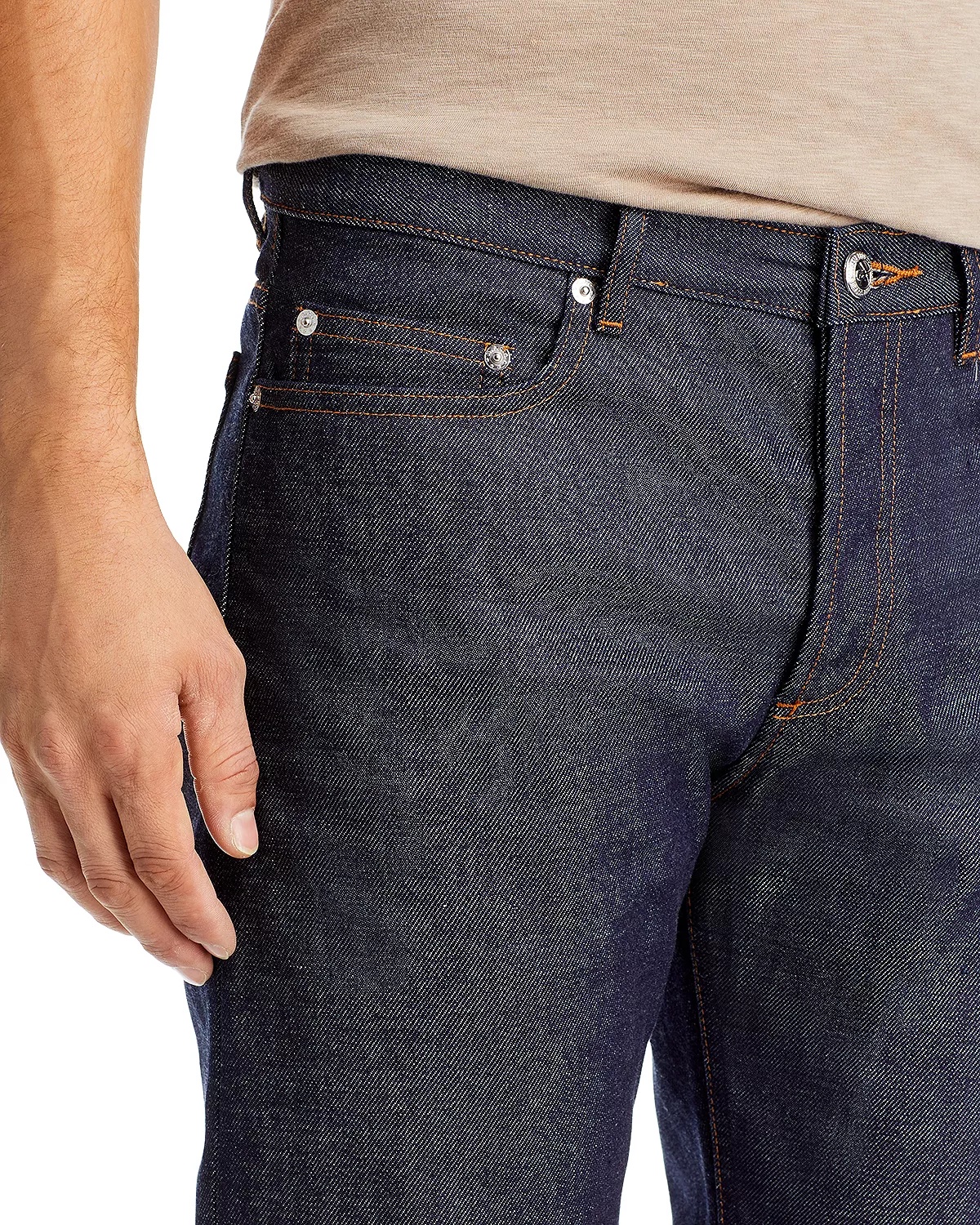 New Standard Straight Fit Jeans in Indigo - 6