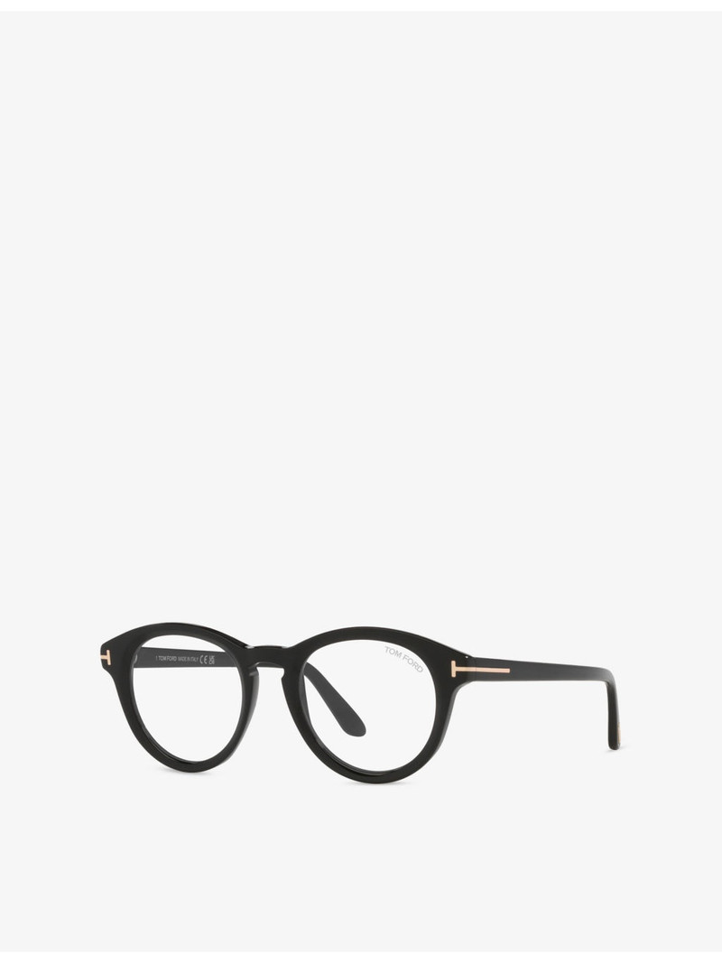 TOM FORD TR001853 Round-Frame Acetate Optical Glasses outlook