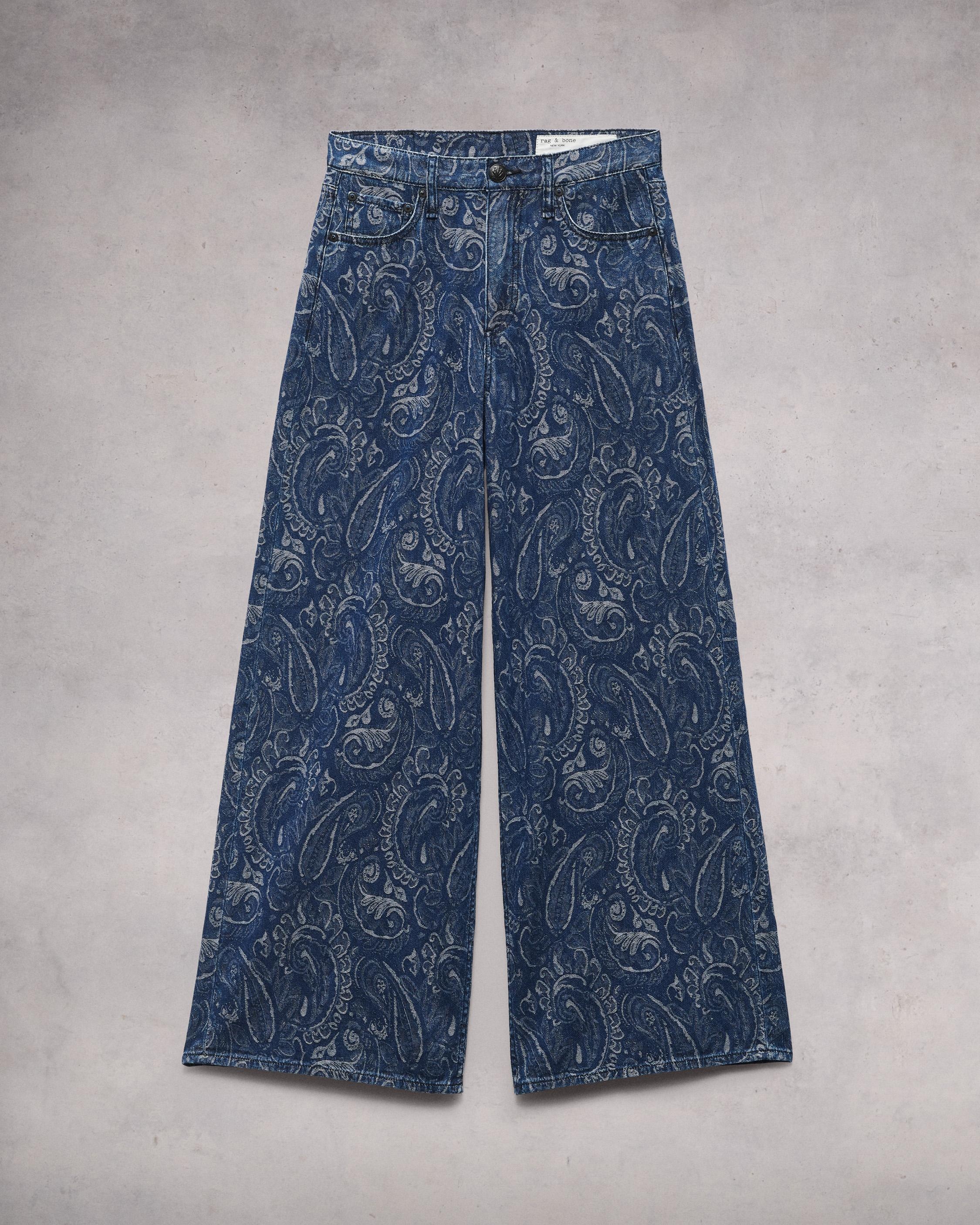 Sofie Ankle Wide-Leg - Indigo Paisley
High-Rise Lightweight Rigid Jean - 1