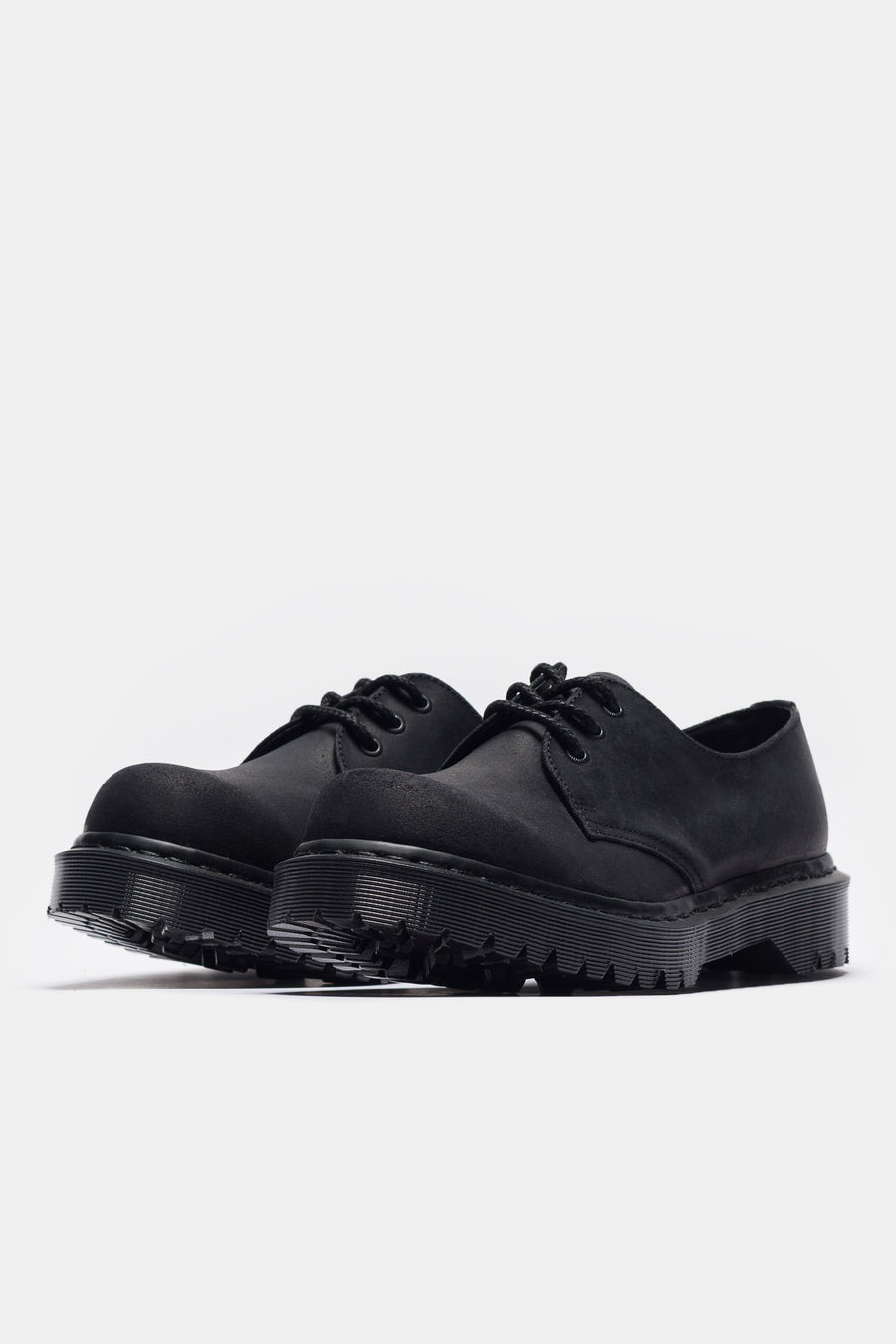 1461 Bex Bump Toe Derby in Black Wax Commander - 2