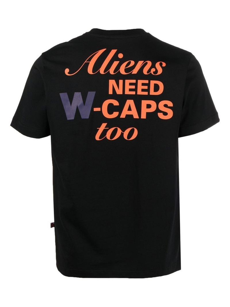 Walter Van Beirendonck Aliens graphic-print T-shirt outlook