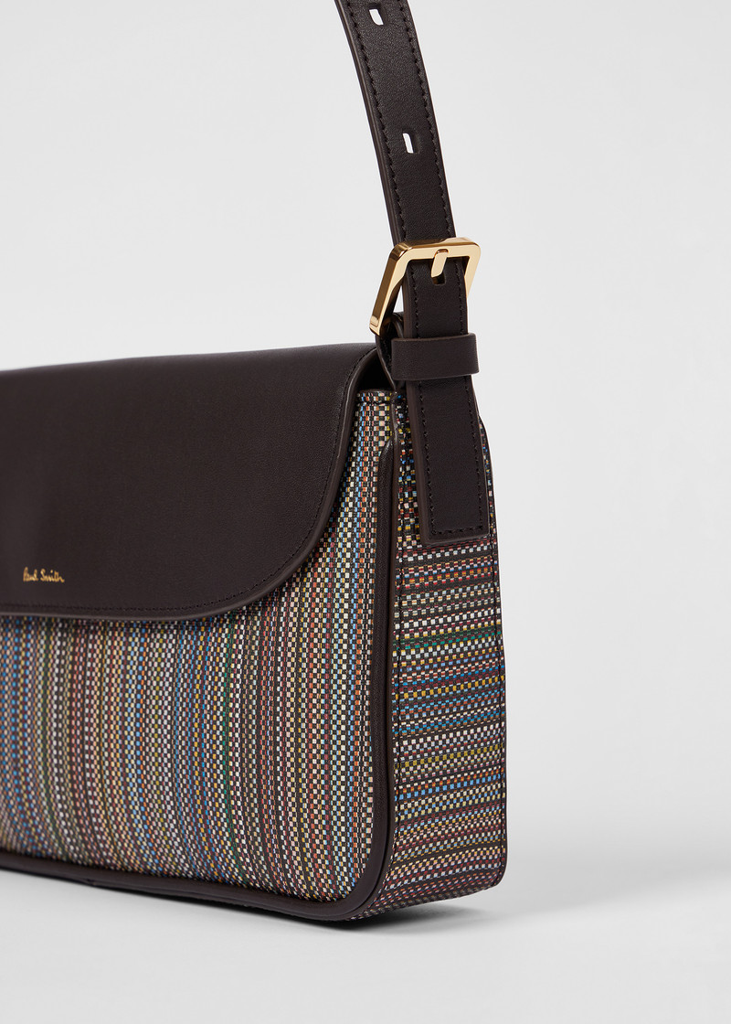 Women's 'Signature Stripe' Top Handle Shoulder Bag 5