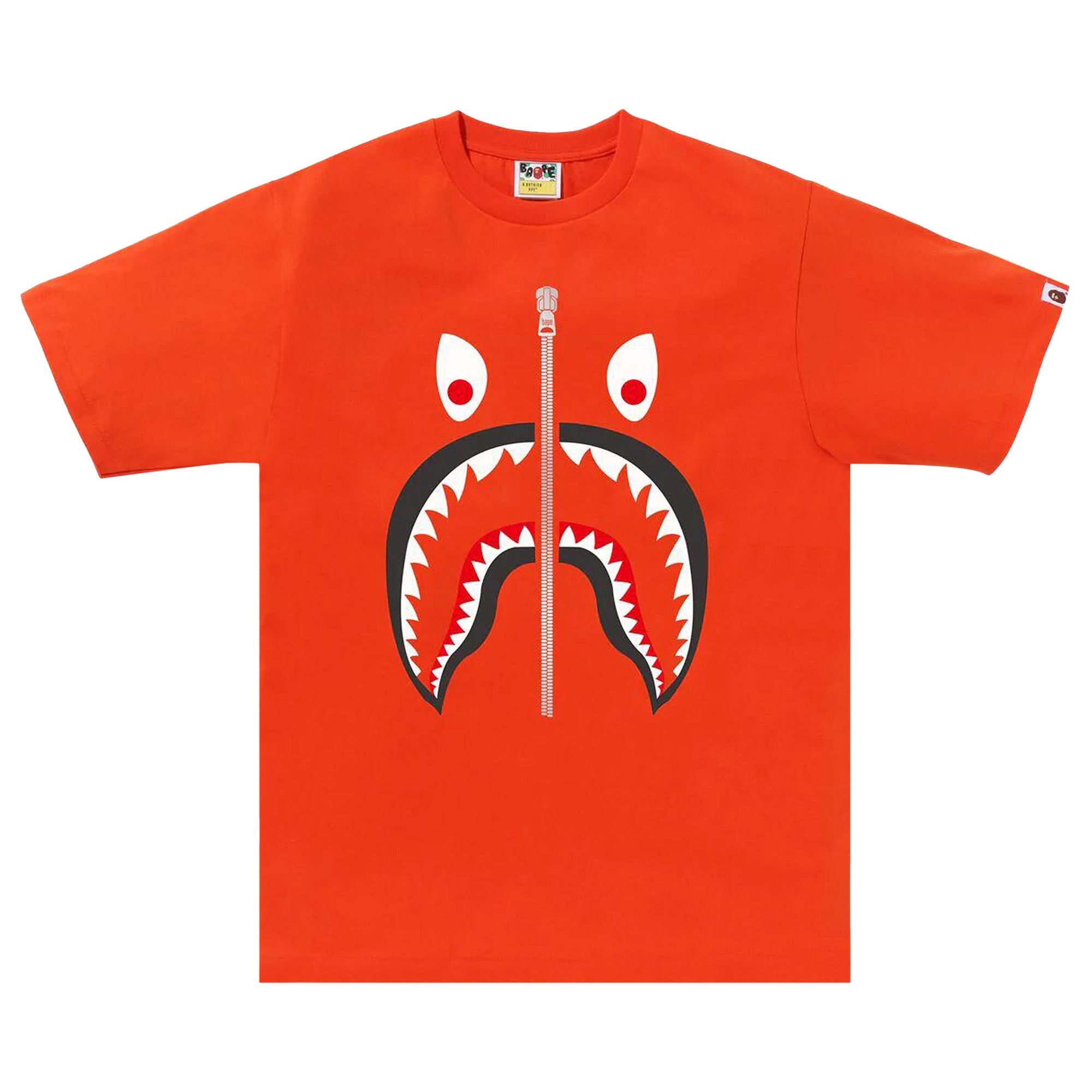 BAPE Mad Shark Tee 'Orange' - 1