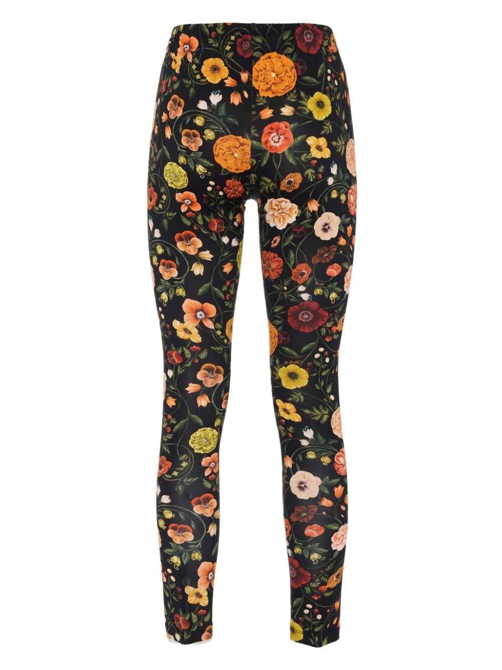 floral-print leggings - 5
