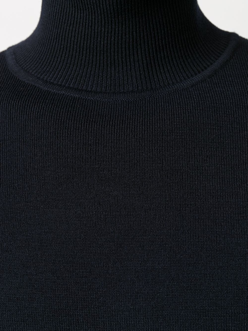 knitted roll-neck jumper - 5