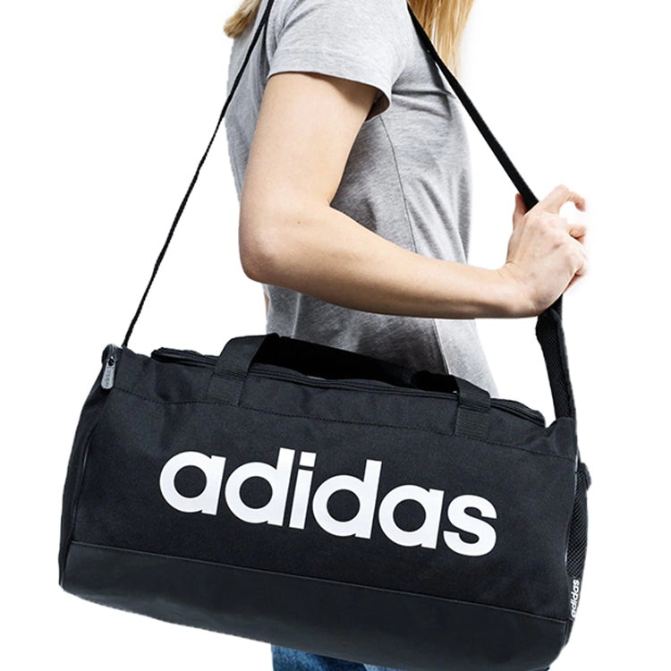 adidas Linear Logo Duffle Bag 'Black' FL3693 - 4