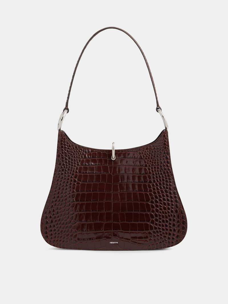 LARGE RING LEATHER BAG 1