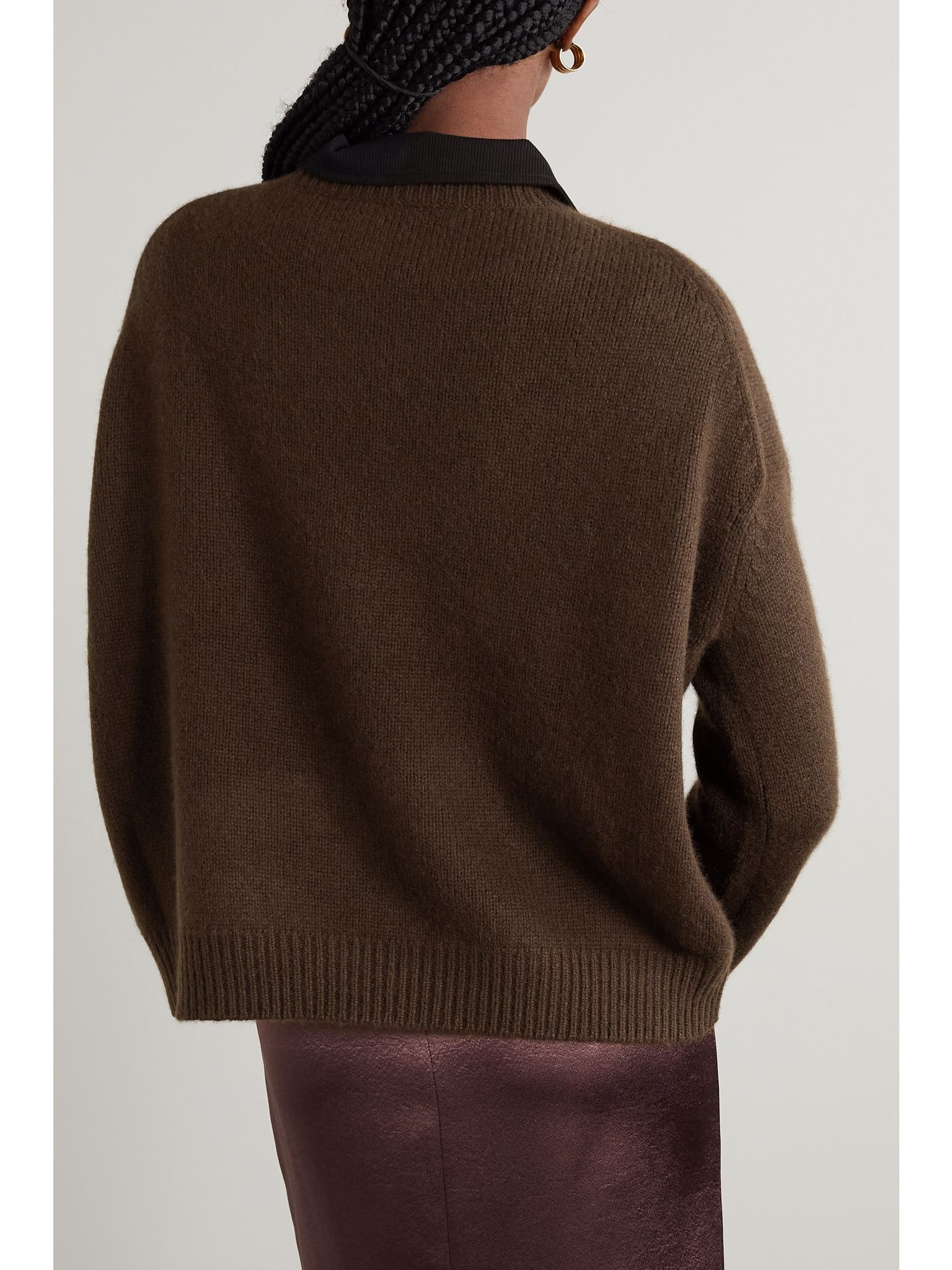 + NET SUSTAIN The Ivy cashmere sweater Brown - 3