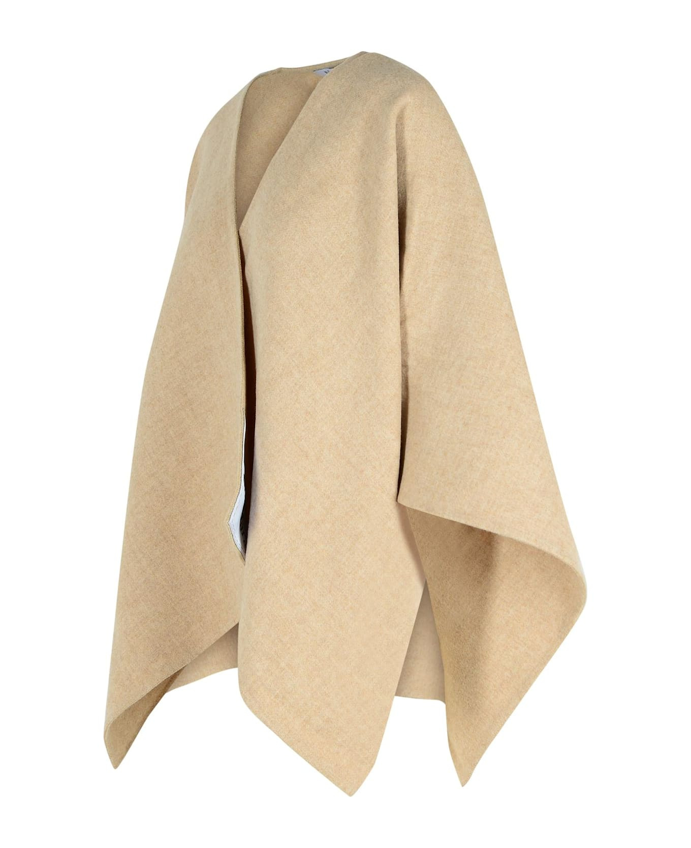 'serra' Alpaca Sand Blend Shawl - 2