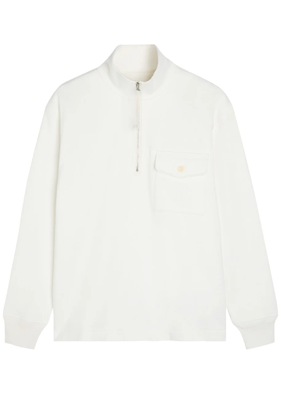 C.P. Company Logo-embroidered Cotton Sweatshirt - 1