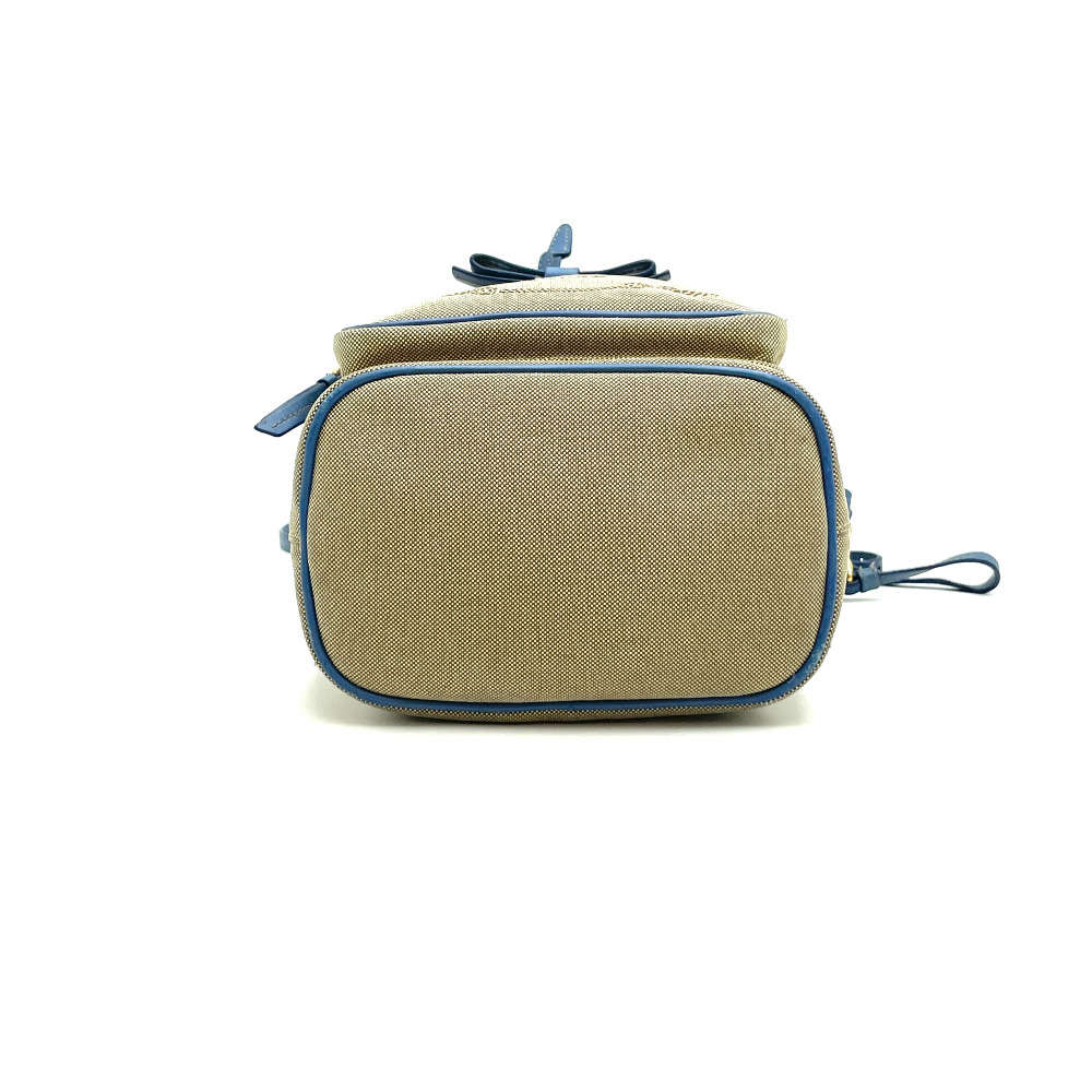 Prada Beige Fabric Heritage Bucket Two-Way Bag - 6