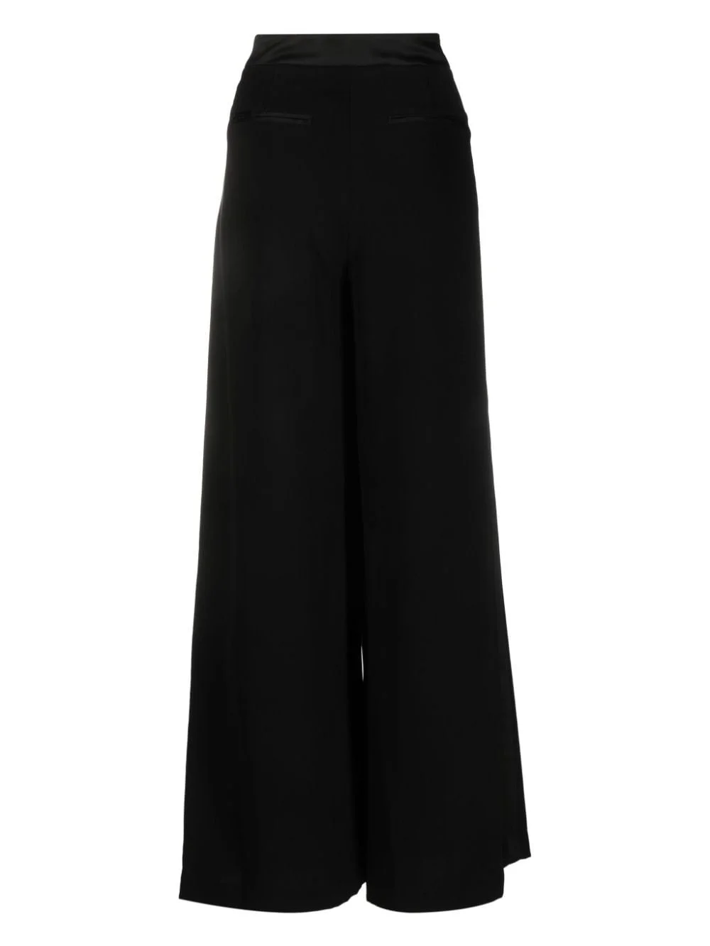 high-waisted wid-leg trousers - 1