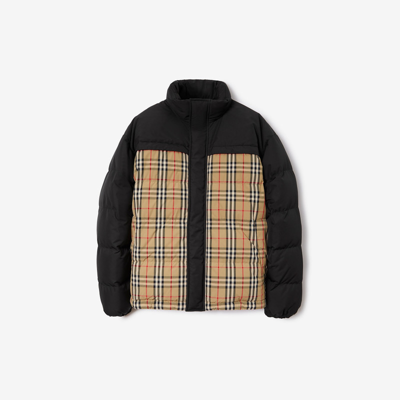 Burberry Reversible Check Puffer Jacket - 80792961 | REVERSIBLE