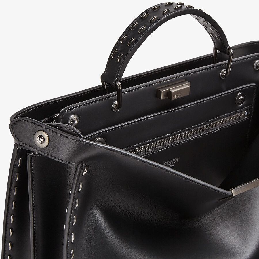 Black leather bag - 6