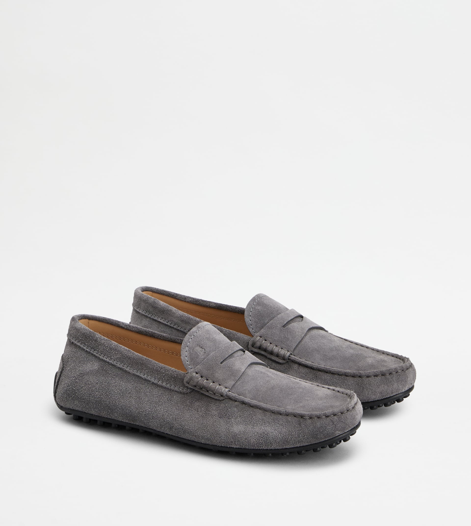 CITY GOMMINO DRIVING SHOES IN SUEDE - GREY - 3