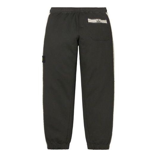 Supreme x Stone Island Stripe Sweatpants 'Black White' SUP-SS22-721 - 2