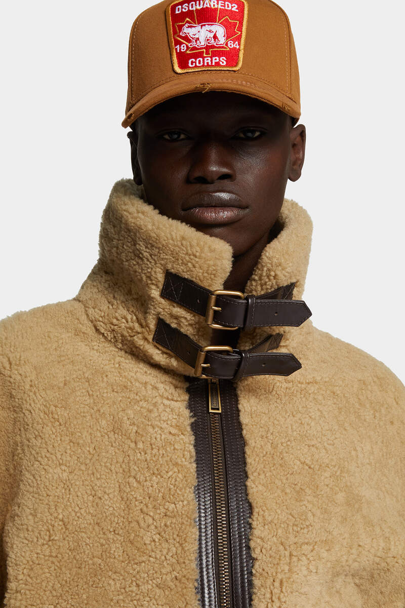 SHEARLING AVIATOR JACKET - 5