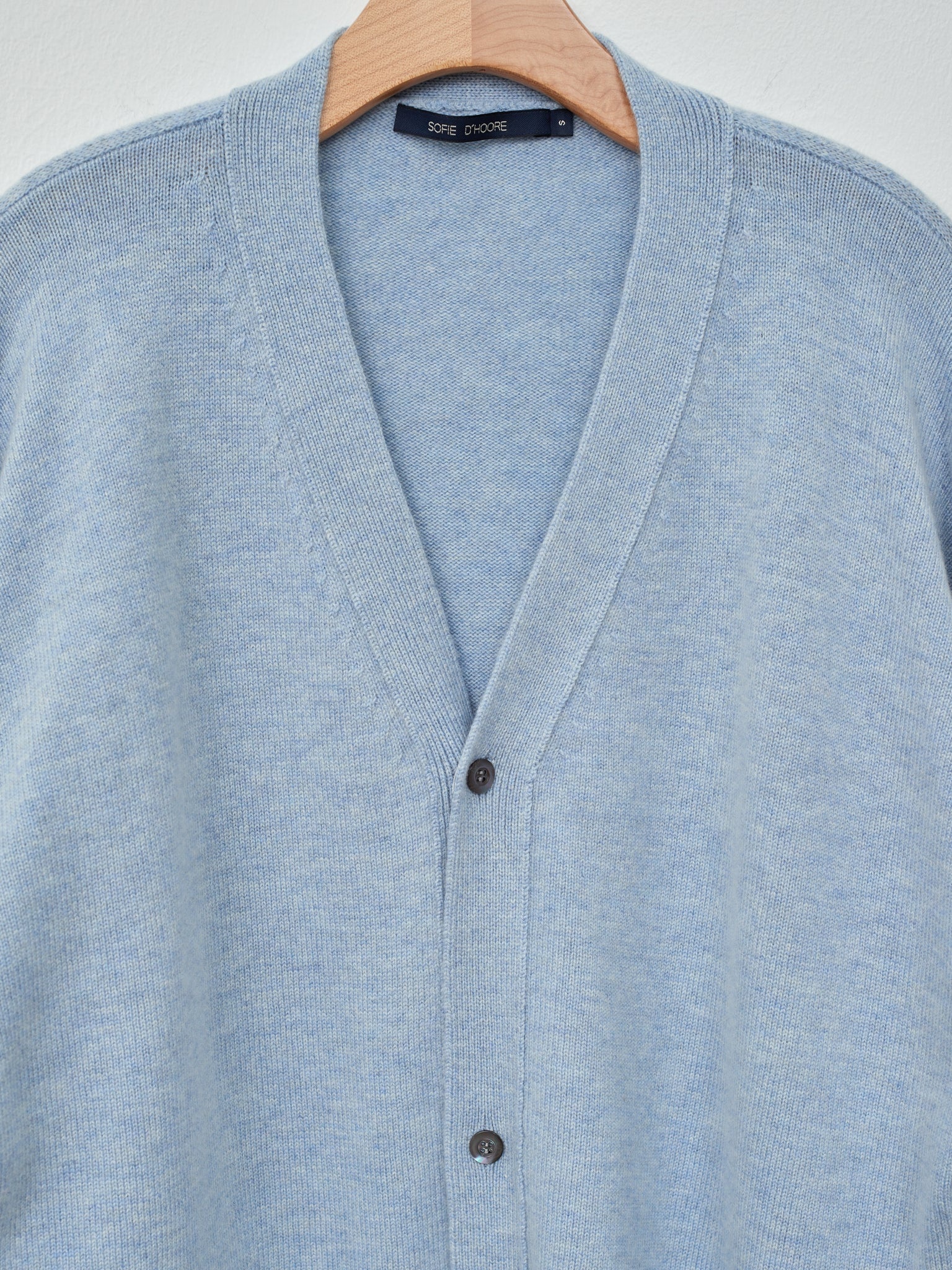 Mask Cardigan - Arctic Blue - 5