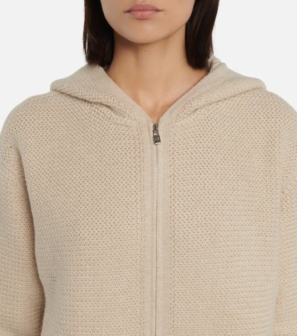 Borgonuovo cashmere hoodie - 4