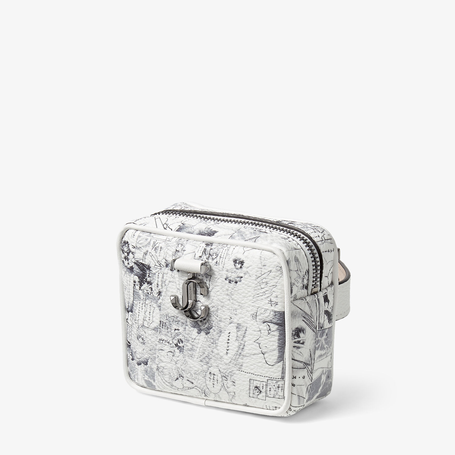 Collage Wrist Bag
Monochrome Manga Printed PU Leather Wrist Bag - 3