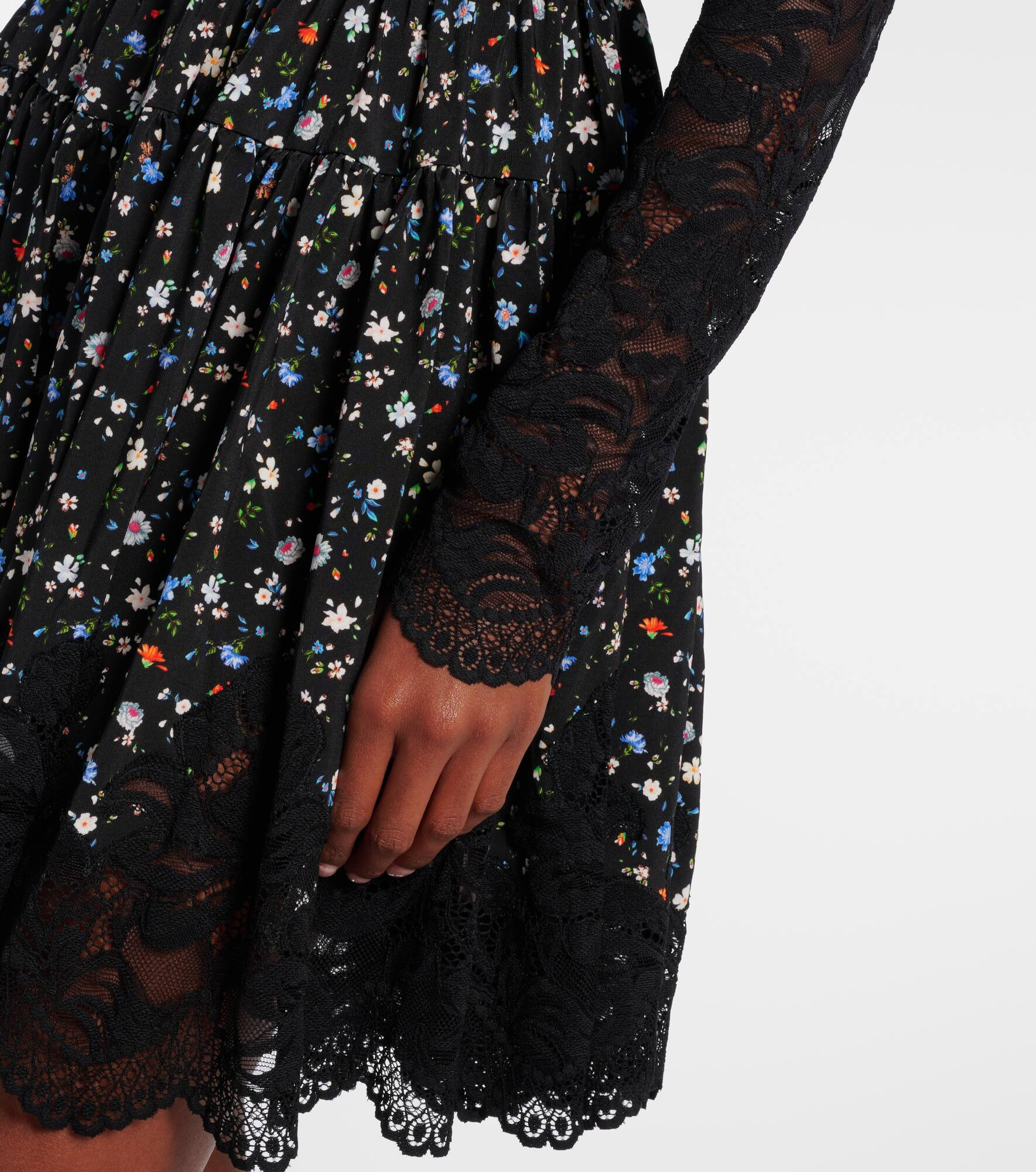 Floral lace minidress - 5