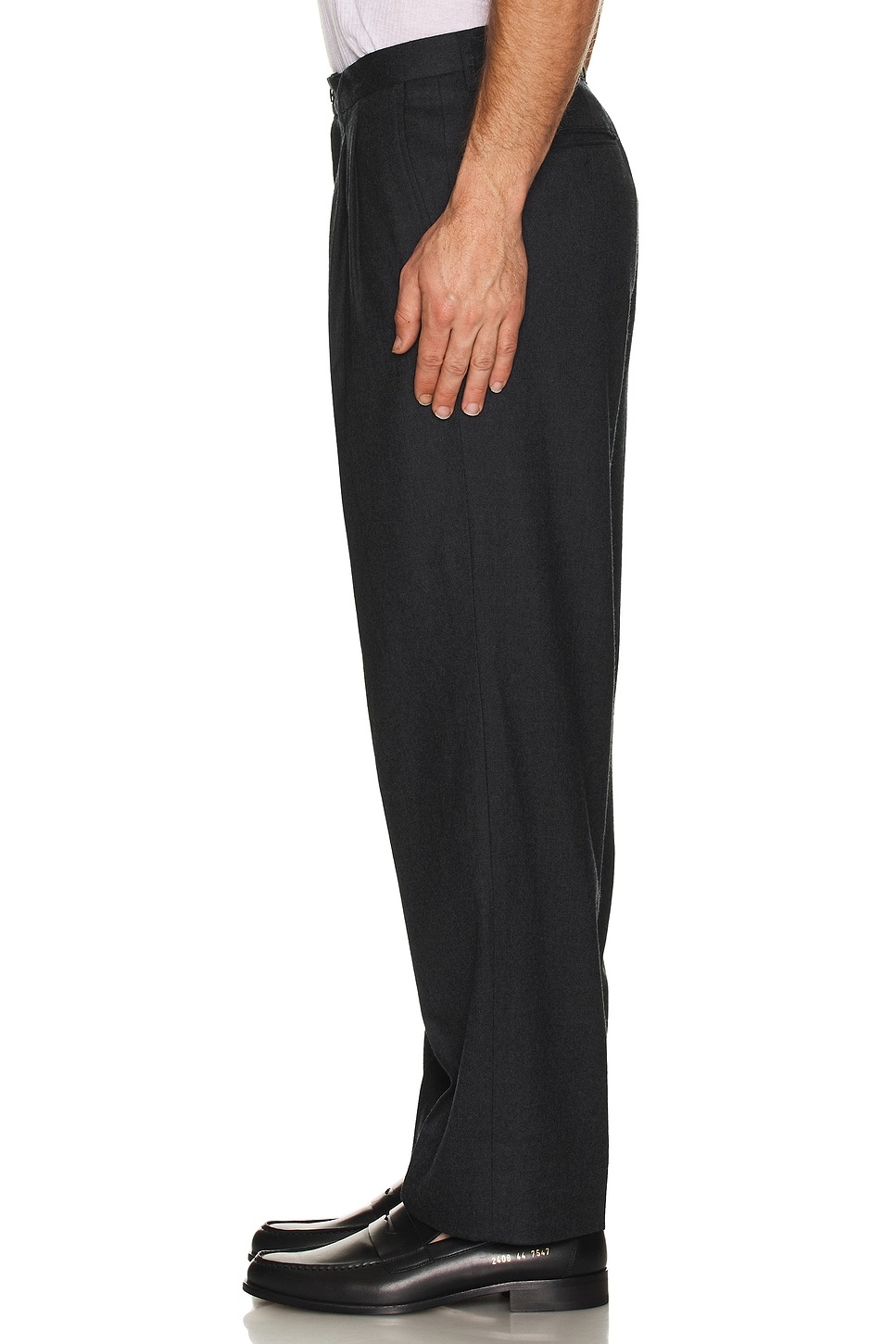 Wool Saxony 2tuck Pants - 4