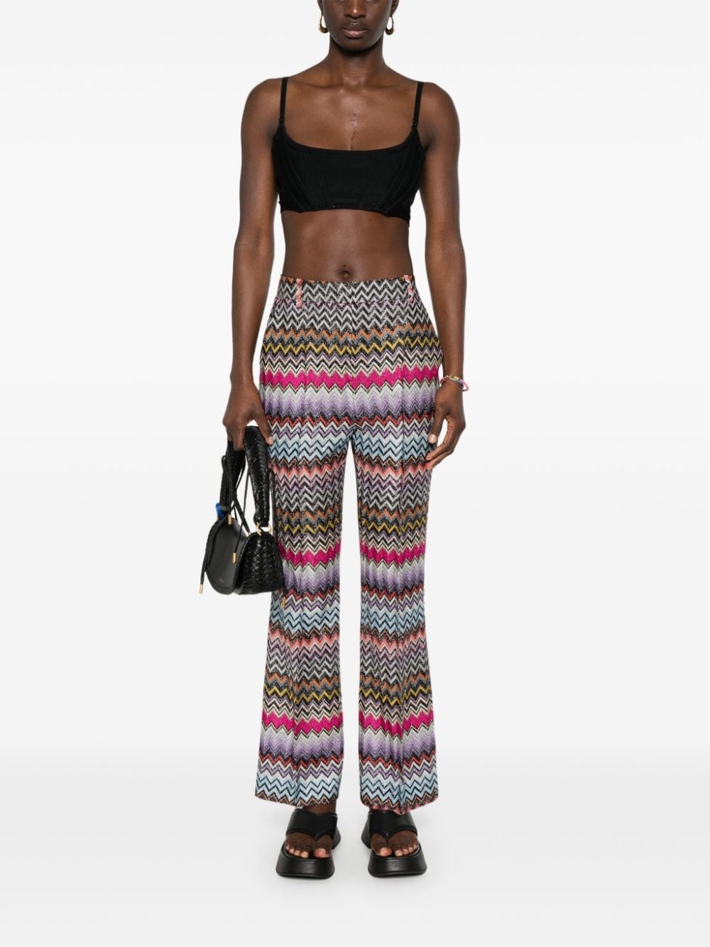 Capri bootcut tailored trousers - 2