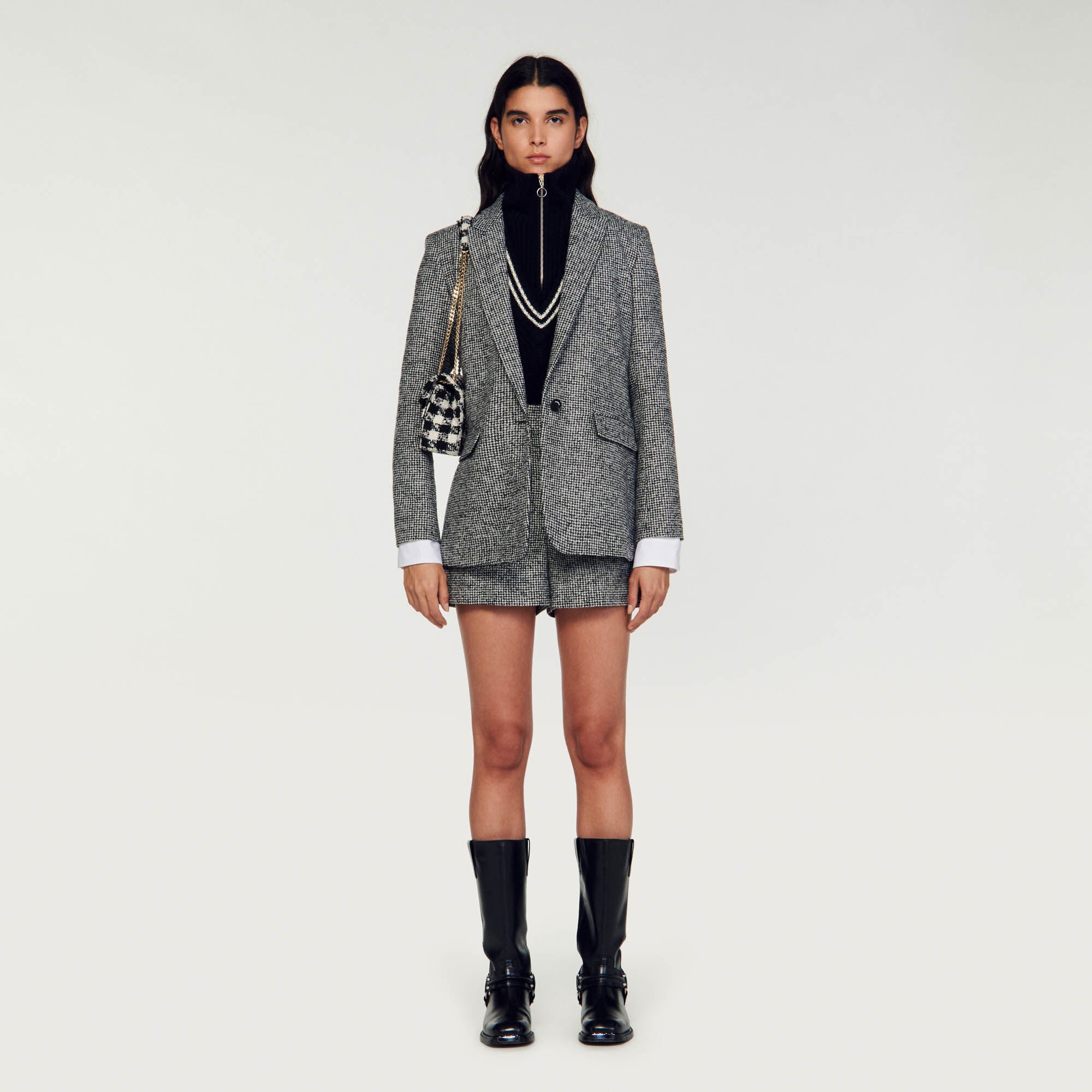 HOUNDSTOOTH BLAZER - 2