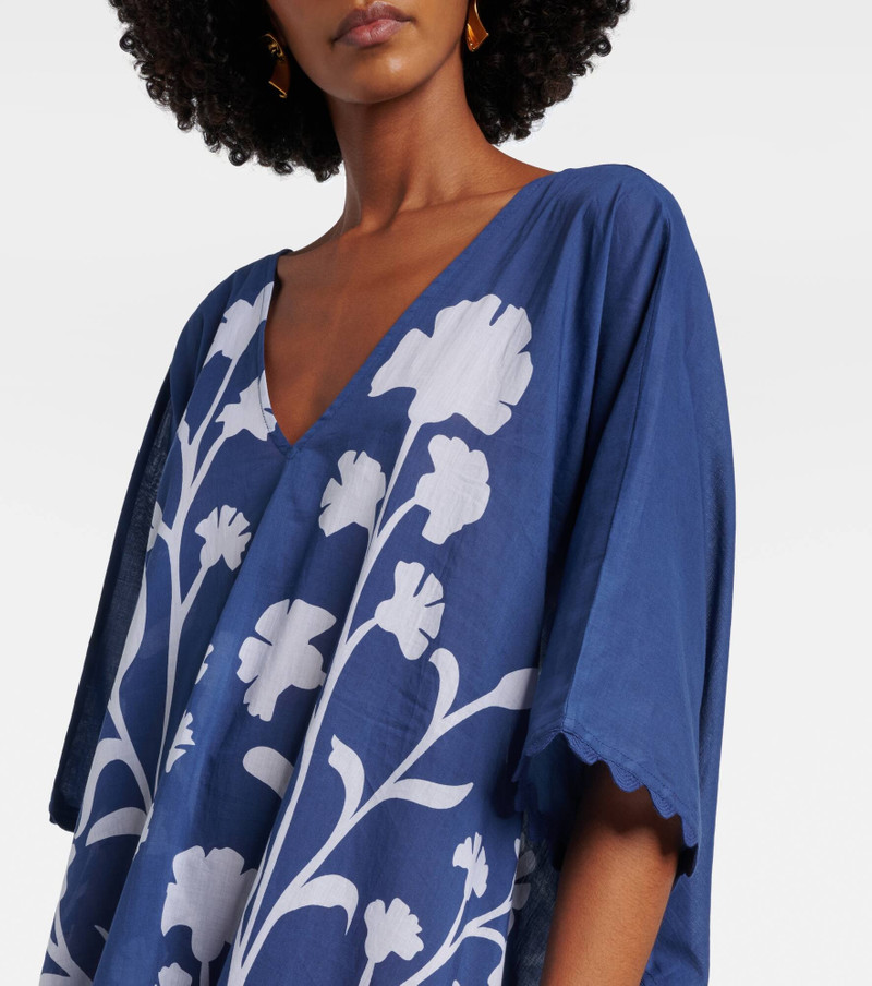 Scalloped cotton kaftan 4