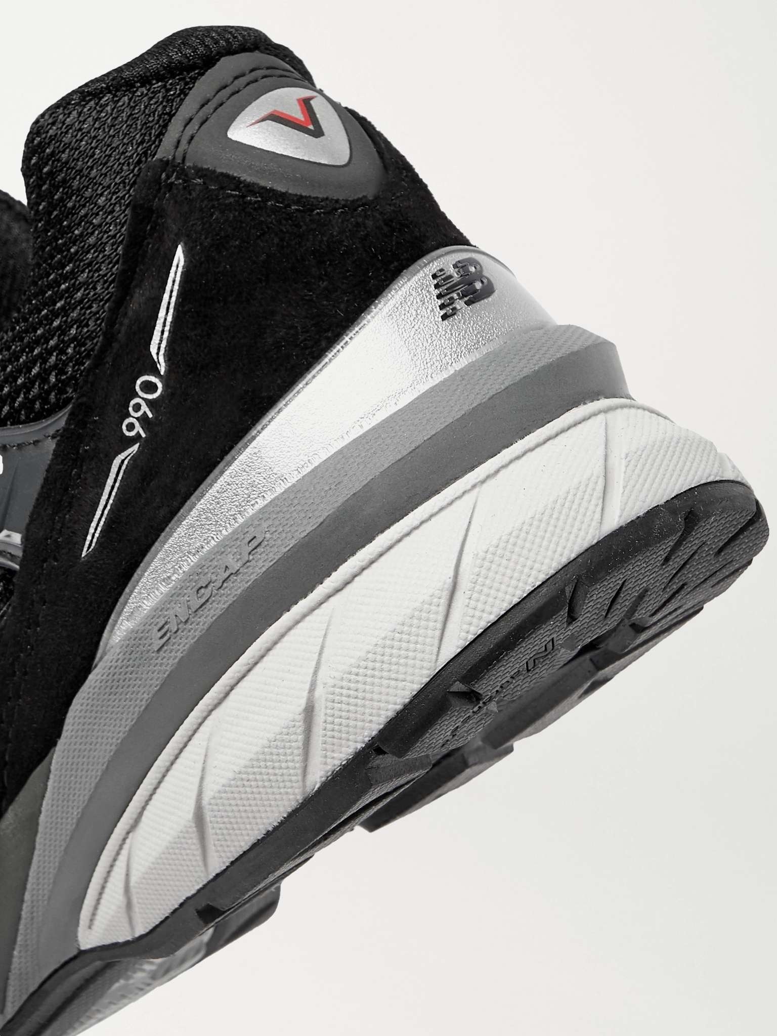 M990v5 Suede and Mesh Sneakers - 6