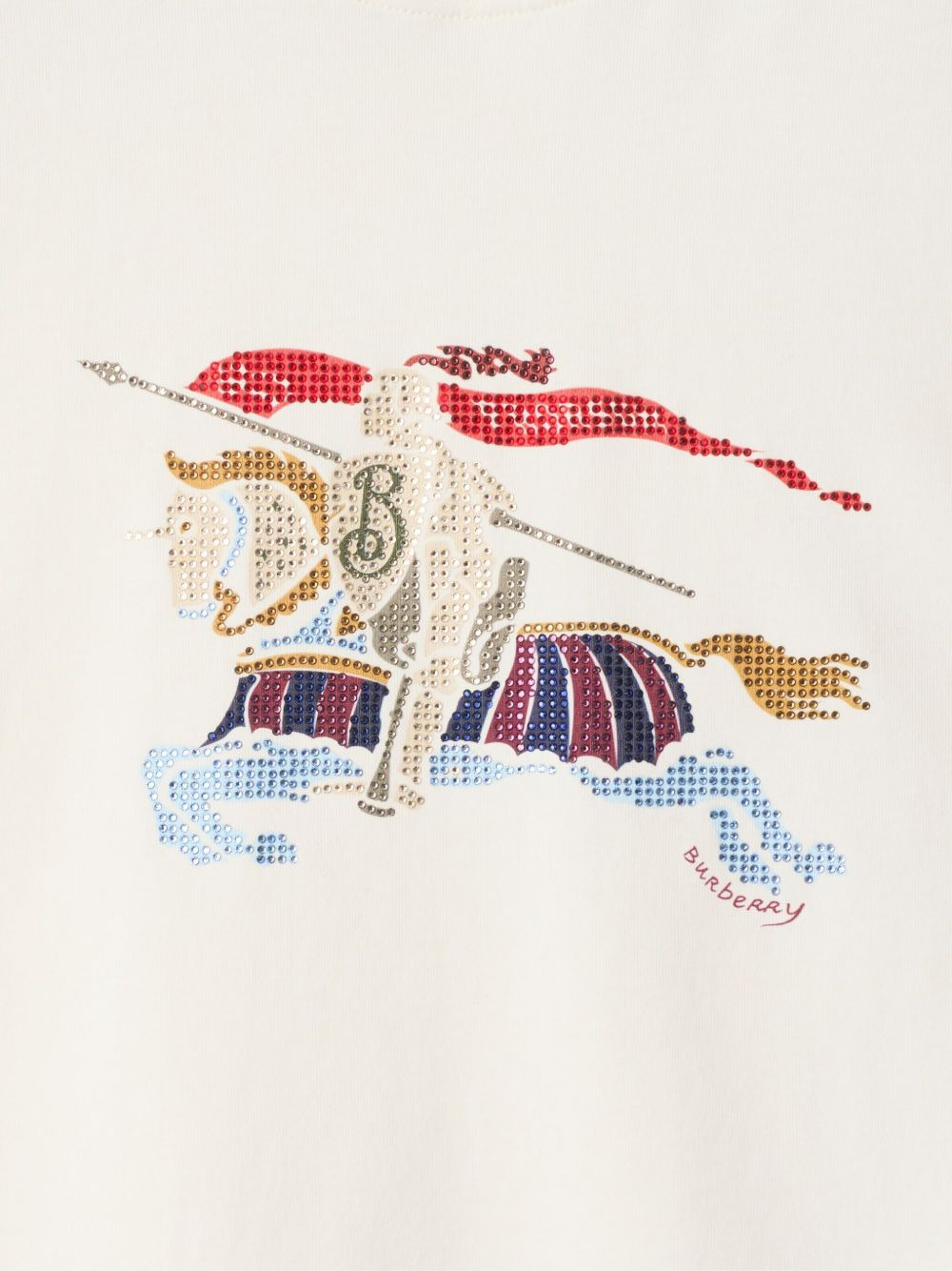 crystal-embellished T-shirt - 2