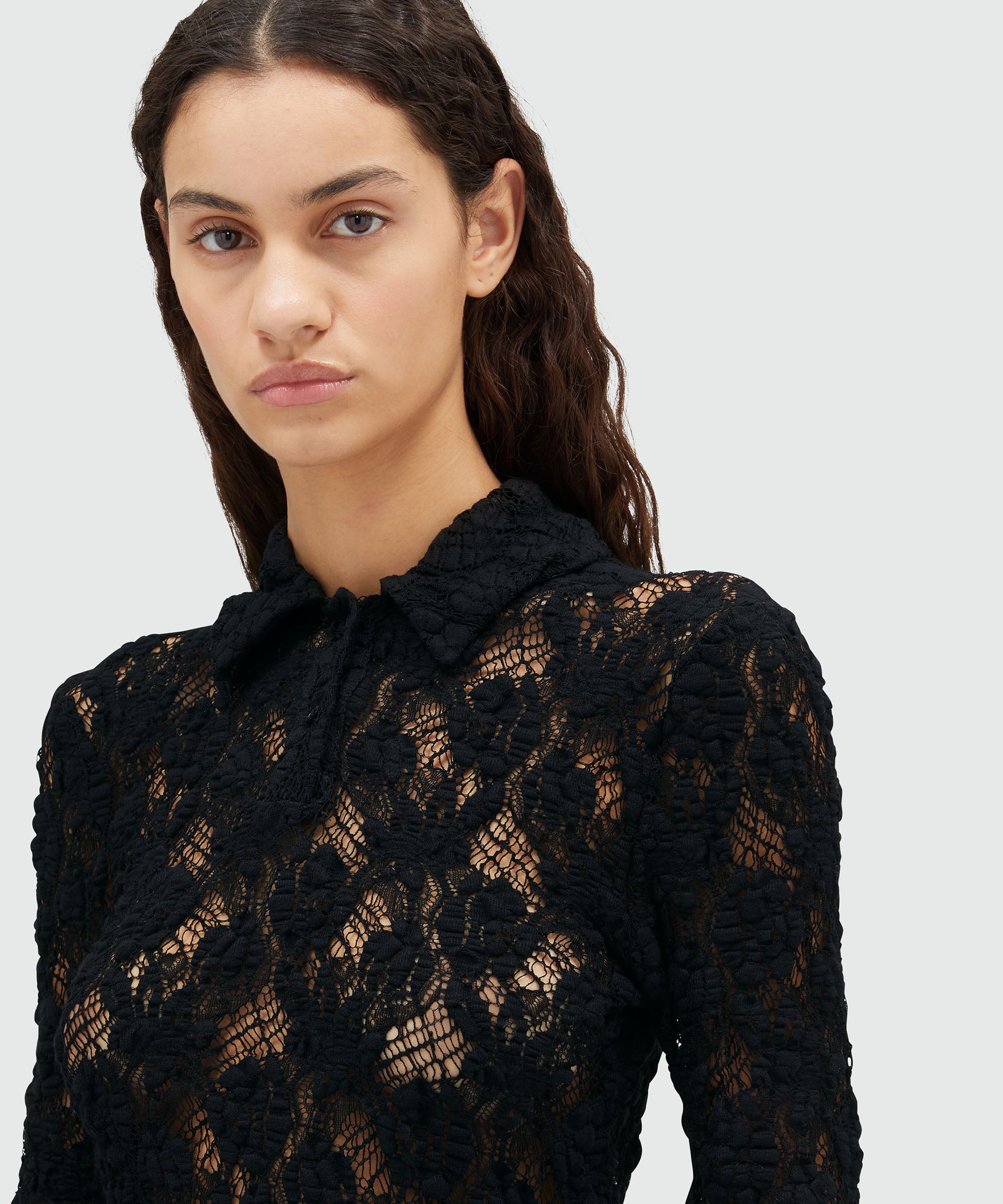 Long lace dress - 5