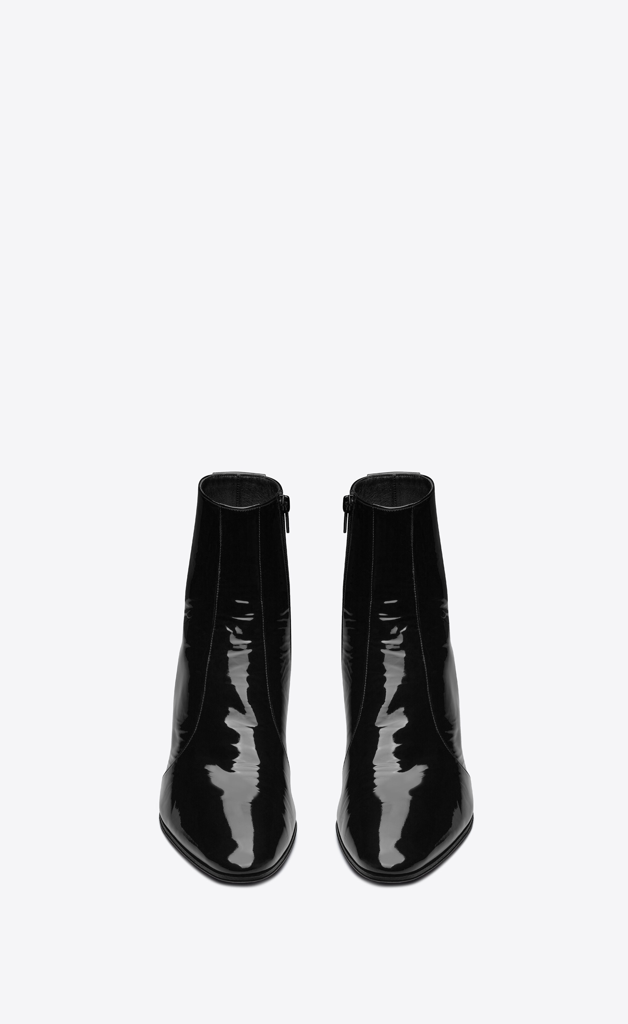 vassili zipped boots in patent leather - 2