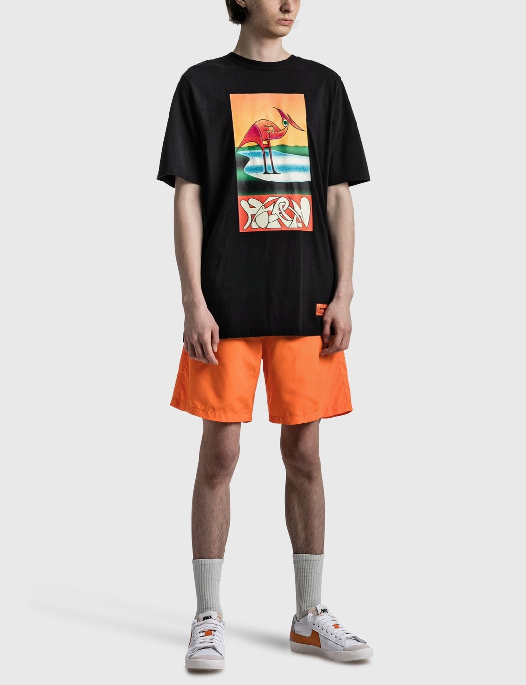 HERON ABSTRACT T-SHIRT - 5
