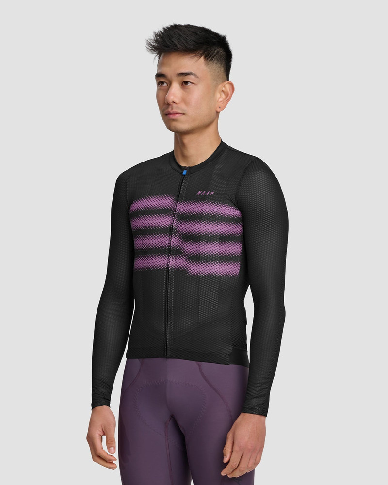 MAAP Blurred Out Ultralight Pro LS Jersey outlook